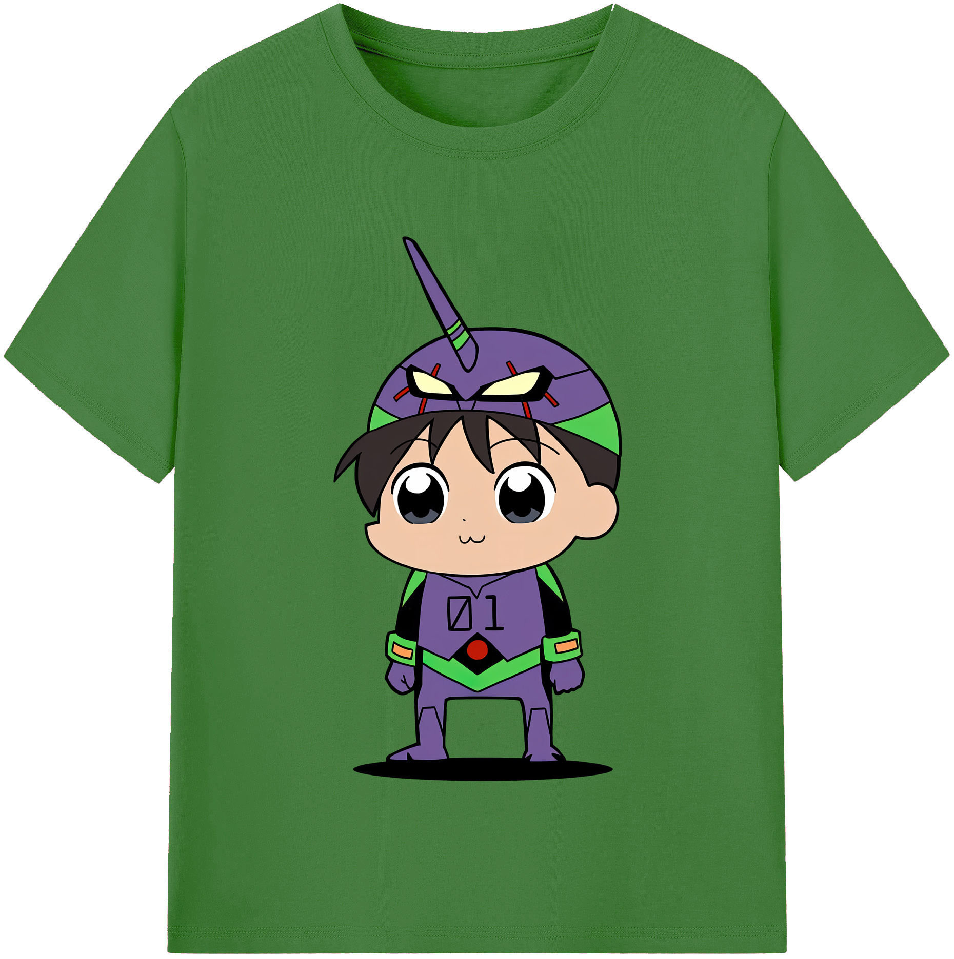 （画像用） EVA 新世紀エヴァンゲリオン レディースカジュアルプリントTシャツ（綿100％）